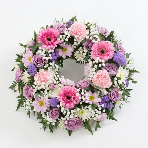 Pastel wreath