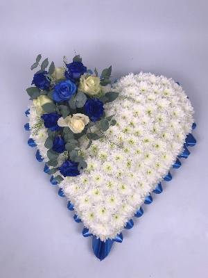 Blue Love Heart Tribute