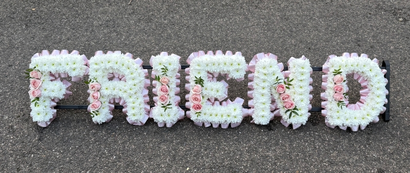 FRIEND flower tribute