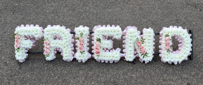 FRIEND flower tribute