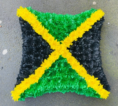 Jamaican Flag Tribute   Cushion