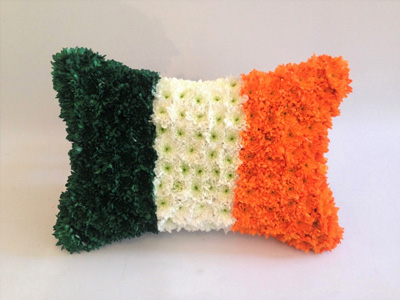 Irish Flag Pillow Tribute