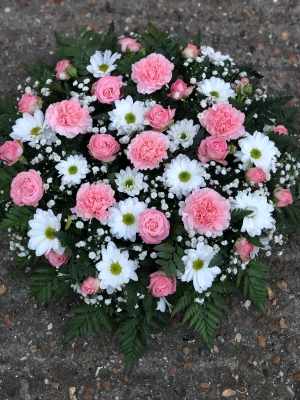 Pink & White Posy pad