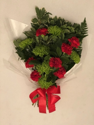 Red and Green Florist Choice Sheaf