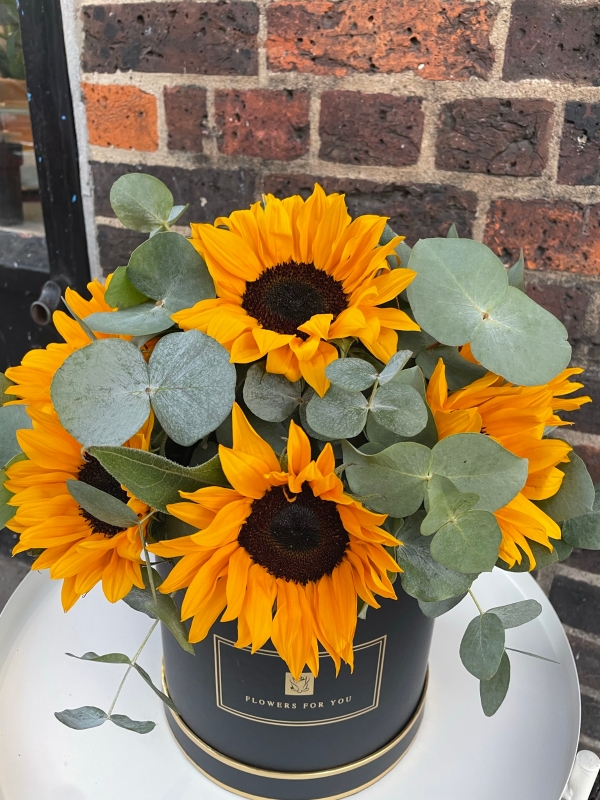 Sunflower Hatbox