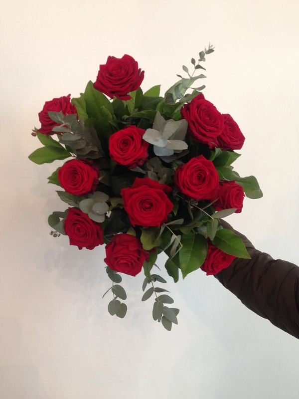 Luxury Red Roses Handtied Bouquet