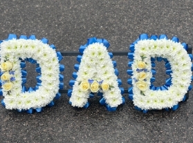 Dad Tribute   White & Blue