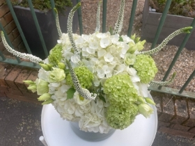 3 Floral Arrangements in Vases