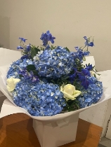 Blue & White Mixed Bouquet