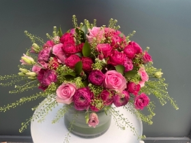 Luxury Florist Choice Pink Vase Arrangement