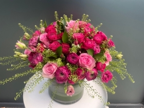 Luxury Florist Choice Pink Vase Arrangement