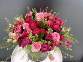 Luxury Pink Handtied Bouquet