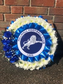 Football Logo Wreath Tribute