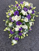 Purple & White Spray