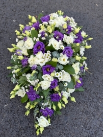 Purple & White Spray