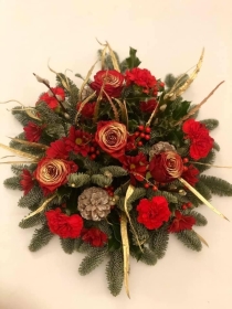 Round Posy Christmas Arrangement