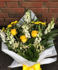 Yellow & White Florist Choice Sheaf